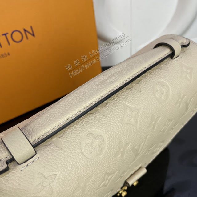 lv新款包包 路易威登Pochette Metis手袋 Monogram Empreinte皮革 lv女士斜挎包  ydh3943